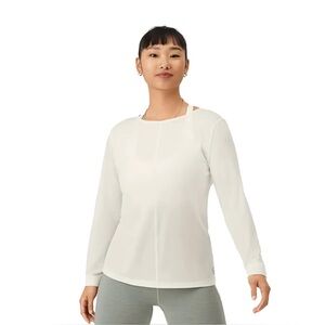 Allbirds NWT natural flow studio long sleeve top medium merino wool blend